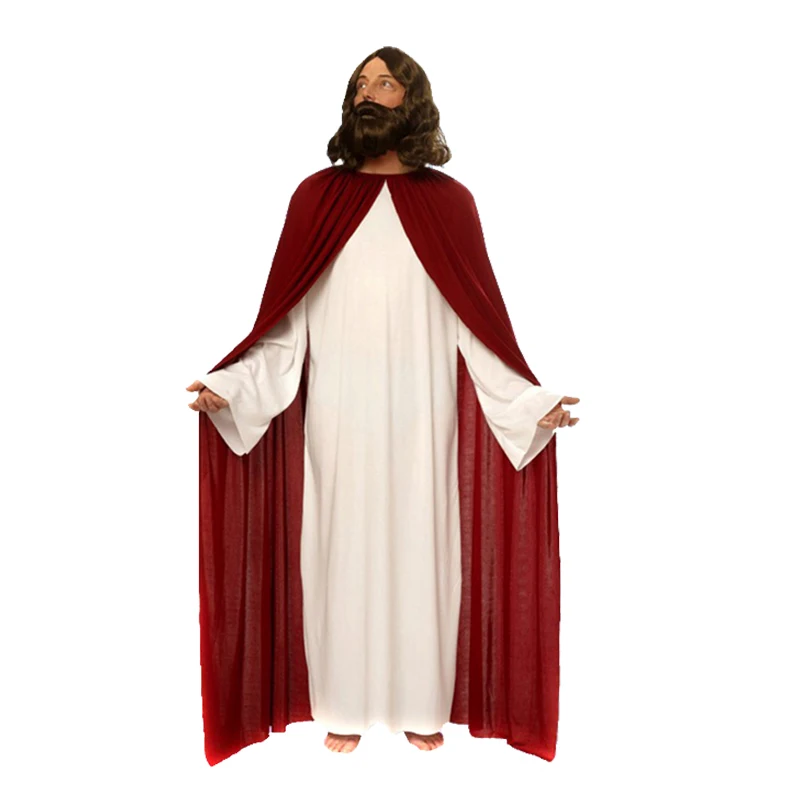 

Easter Purim Halloween Costume Christ Jesus Costumes Jesus Cosplay Robes for Men
