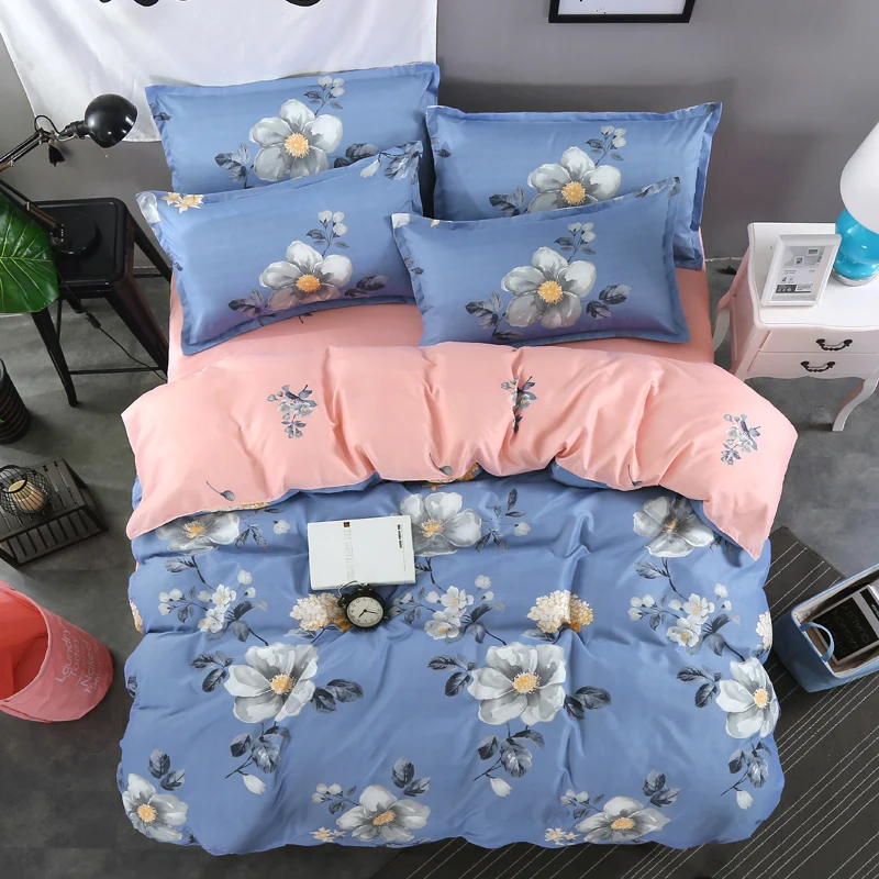 Flamingo Luxury Bedding Set Russia Euro Queen Double Single King Size Duvet Cover Set 3/4PCS Family Bed Linen Set Home Textile