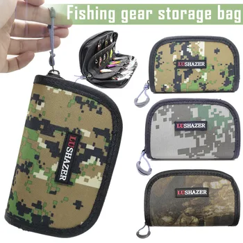 

Fishing Tools Storage Bag Nylon Waterproof Case Box for Fishing Hooks Baits BHD2