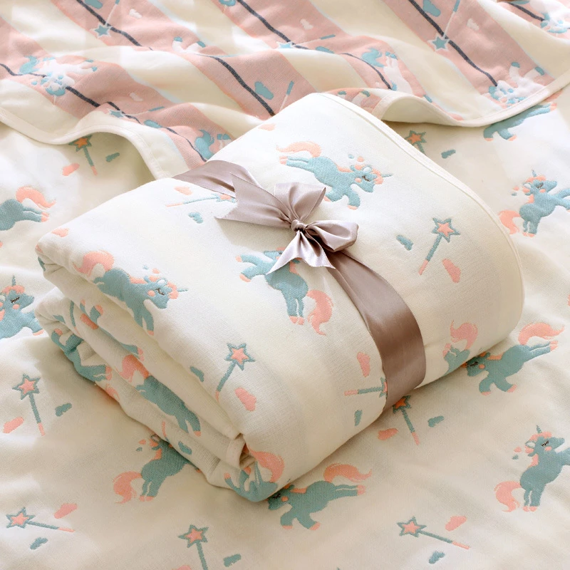 unicorn swaddle blanket