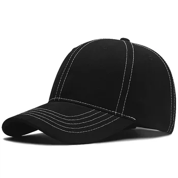 

Big Head Man Plus Size Baseball Cap Men Solid Color Sun Hat Male Plus Size Snapback Hats M 55-60cm L 60-68cm