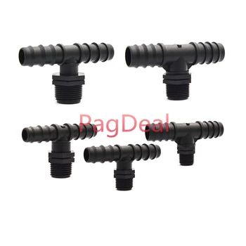 

10pcs Drip Irrigation 1/2 3/4 Inch Male Connector Fittings 16mm 20mm Agricultura Garden Irrigation Tube Hose Connectors Barbed