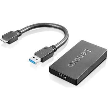 

Adapter Lenovo, Universal USB 3.0 to DisplayPort Adapter 4X90J31021