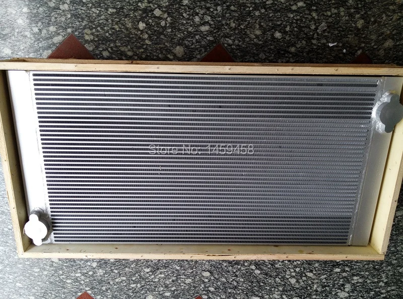 OEM 1614826400(1614-8264-00) серебристый алюминиевый пластинчатый ребристый радиатор для воздушного компрессора AC GA200
