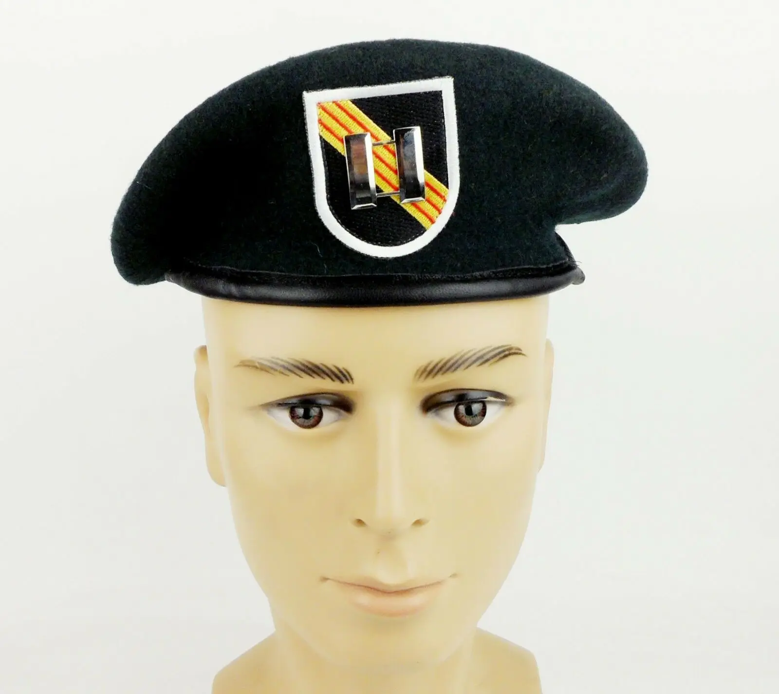 Green Beret Hat Cap Captain Rank 