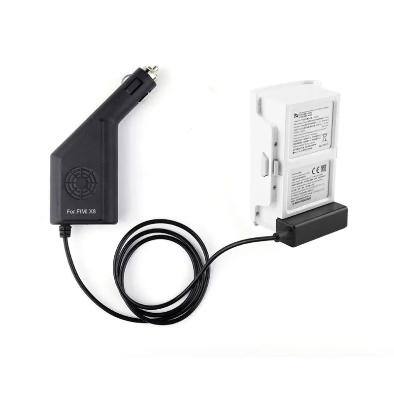 2-в-1 Батарея Зарядное устройство с зарядных порта USB для автомобиля Зарядное устройство QI Беспроводная зарядка устройства для FIMI X8 SE Дрон A5YA
