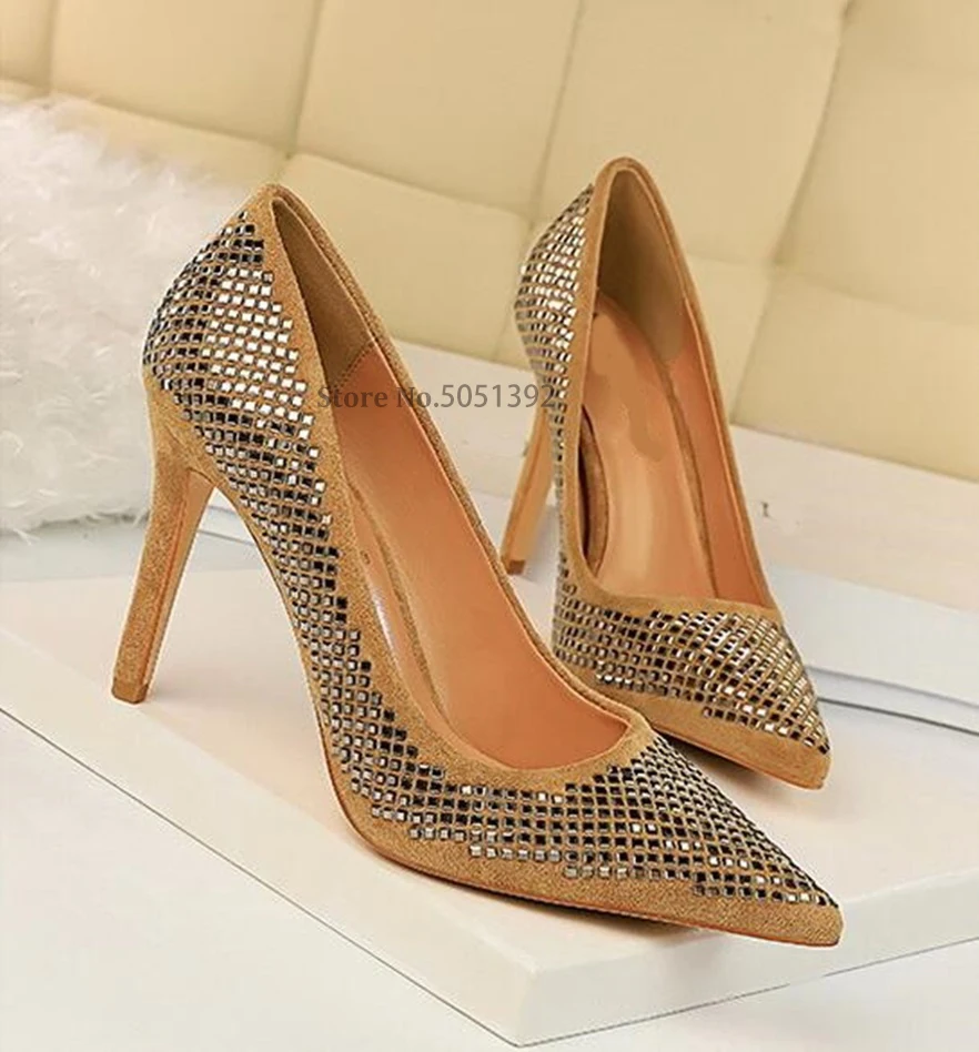 Sequined Bling Woman Pump 7