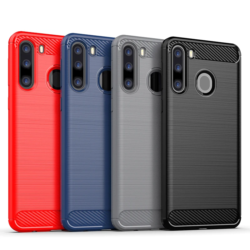 

100pcs/Lot Carbon Fibre Phone Soft Back Cover Case For Huawei Nova 8 SE Mate 40 P40 Pro Plus Lite P Smart 2021 Y9A Y7p Y6p Y5p