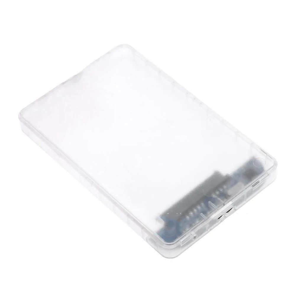 2,5 дюймов 5 Гбит/с прозрачный корпус HDD SATA 3,0 к USB 3,0 внешний жесткий диск SSD корпус коробка поддержка 2 ТБ UASP протокол коробка