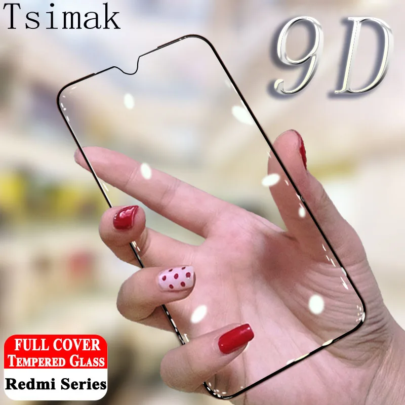 9D закаленное стекло для Xiaomi Redmi Note 8 7 Pro K20 7A 8A GO защитная пленка на весь экран