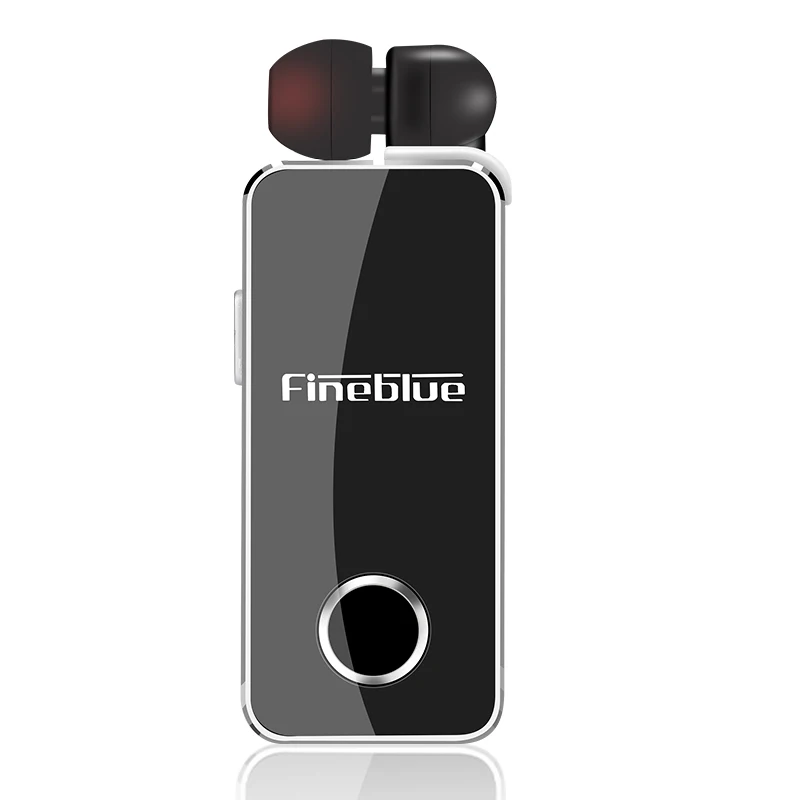 Fineblue наушники Handsfree выдвижной беспроводной Bluetooth оригинальная гарнитура стерео i-X9 - Цвет: i-X9BLACK
