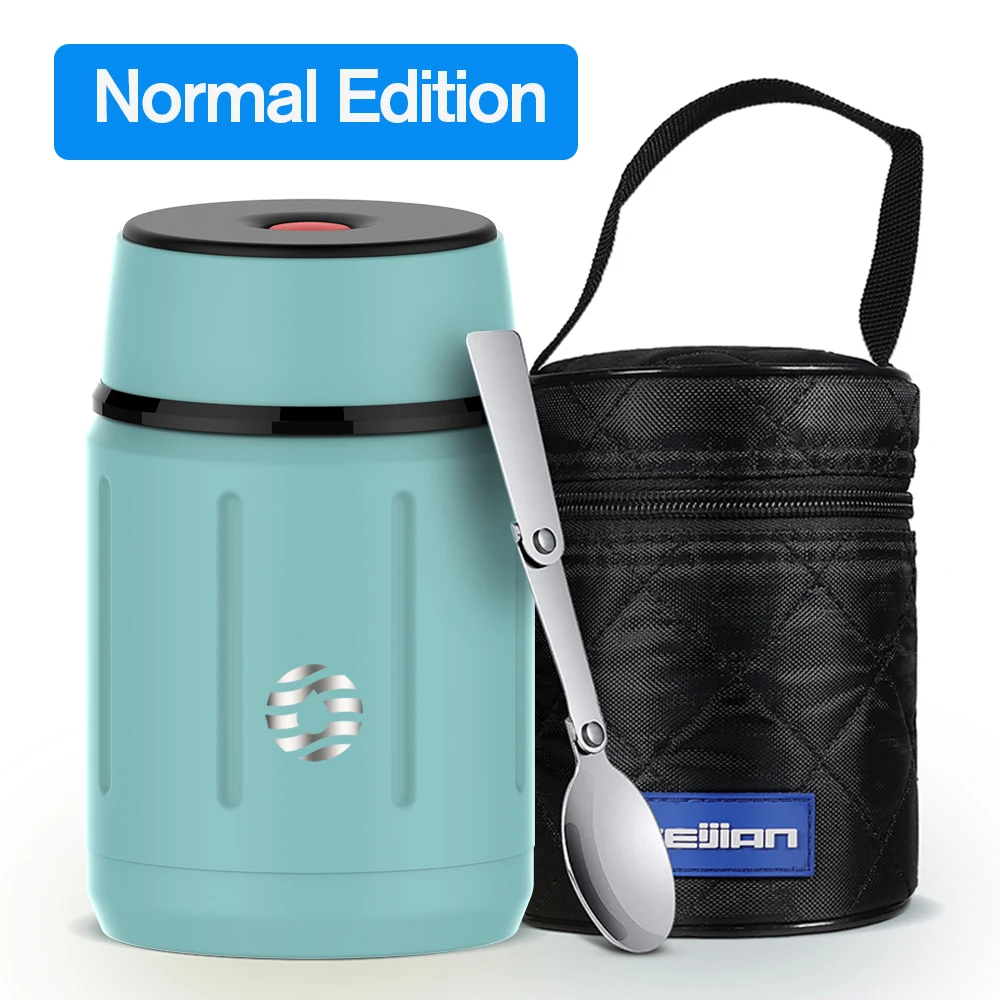 High Quality 800ml Stainless Steel Double Wall Thermos Hot Food Flask Jar  Vacuum Insulated Thermos Lunch Box with Spoon - China Water Bottle and  Travel Tumbler price