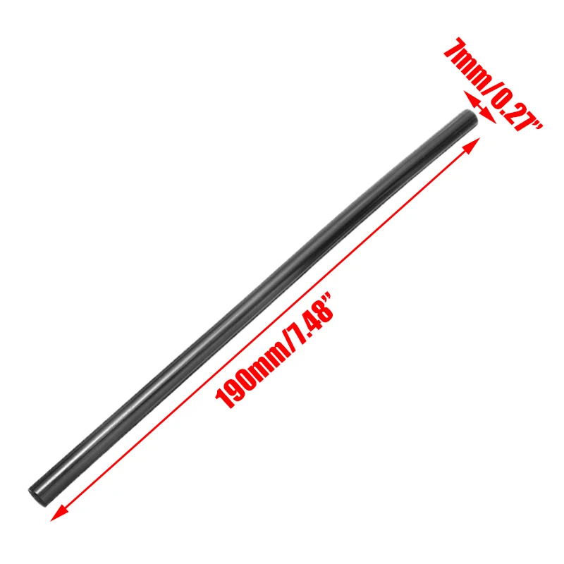 20pcs Handmade 7x190mm Black Resin Glue Sticks Car Paintless Dent Repair Tools Accessoires For Plastic Glass Ceramics Wood