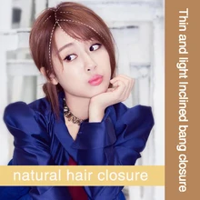 MUMUPI женский парик с наклонным взрыва Прямые волосы человеческие волосы материал ручной работы Топпер шиньон Топ кусок аксессуары для волос