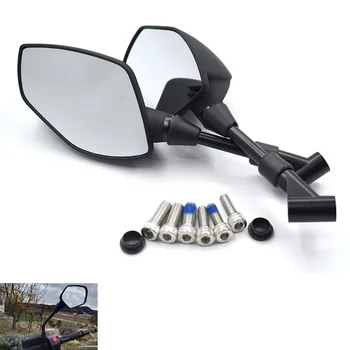 

Universal 8mm 10mm Motorcycle Convex Rear View Mirror black for Kawasaki Ninja ZX6R ZX6RR ZX636 ZX7R ZX9R ZX10R ZX14R