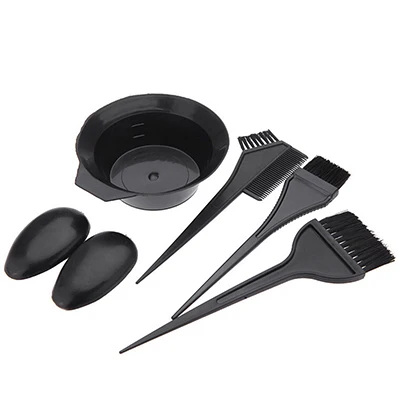 

5pcs/set Hairdressing Coloring Brushes Bowl Combo Salon Hair Color Dye Tint DIY Tool Set Kit Styling Tools Hair Color Tools