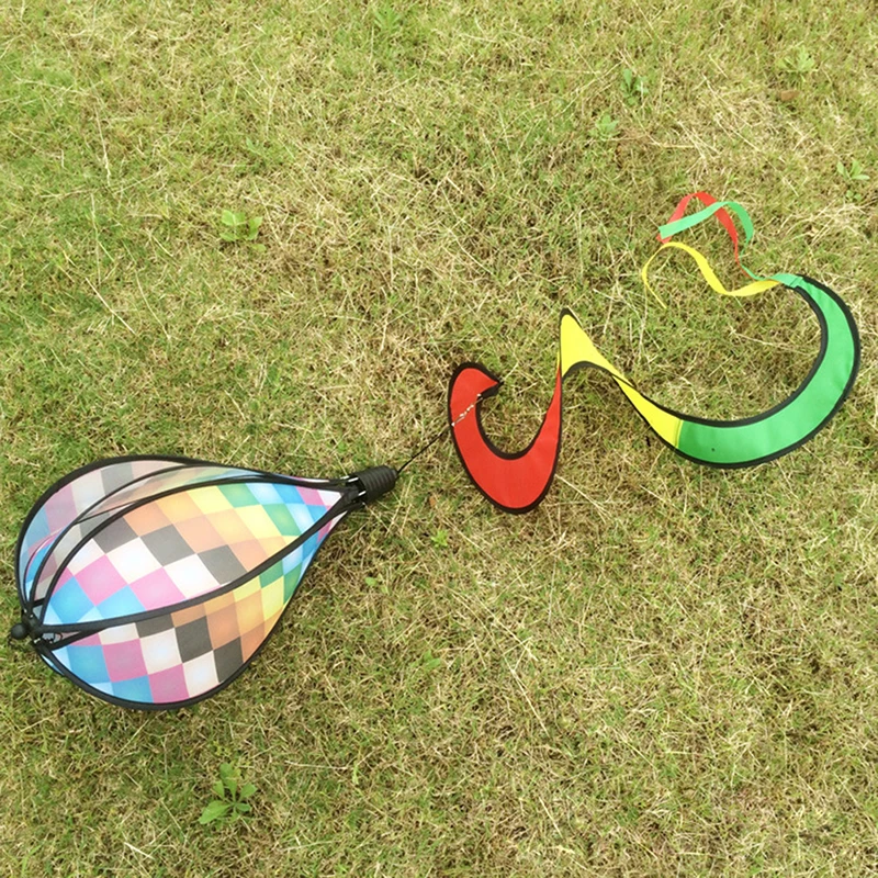 Красочный сетчатый ветряной носок воздушный шар ветер Спиннер Сад Двор Открытый Декор E65B