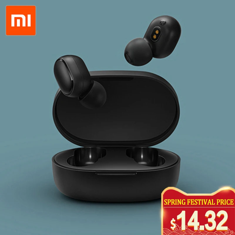 

xiaomi airdots Redmi TWS Wireless earphone Voice control Bluetooth 5.0 Noise reduction Tap Control