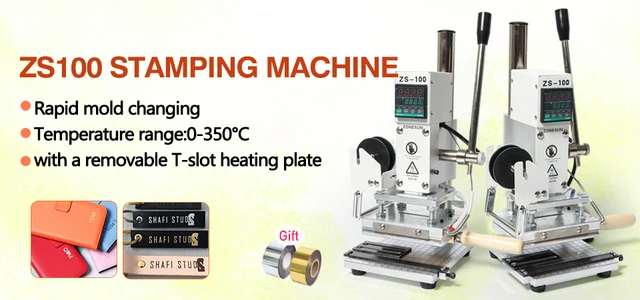 Hot Foil Stamping Machine Embossing Logo Trademark Manual Bronzing Mac –  ZONESUN TECHNOLOGY LIMITED