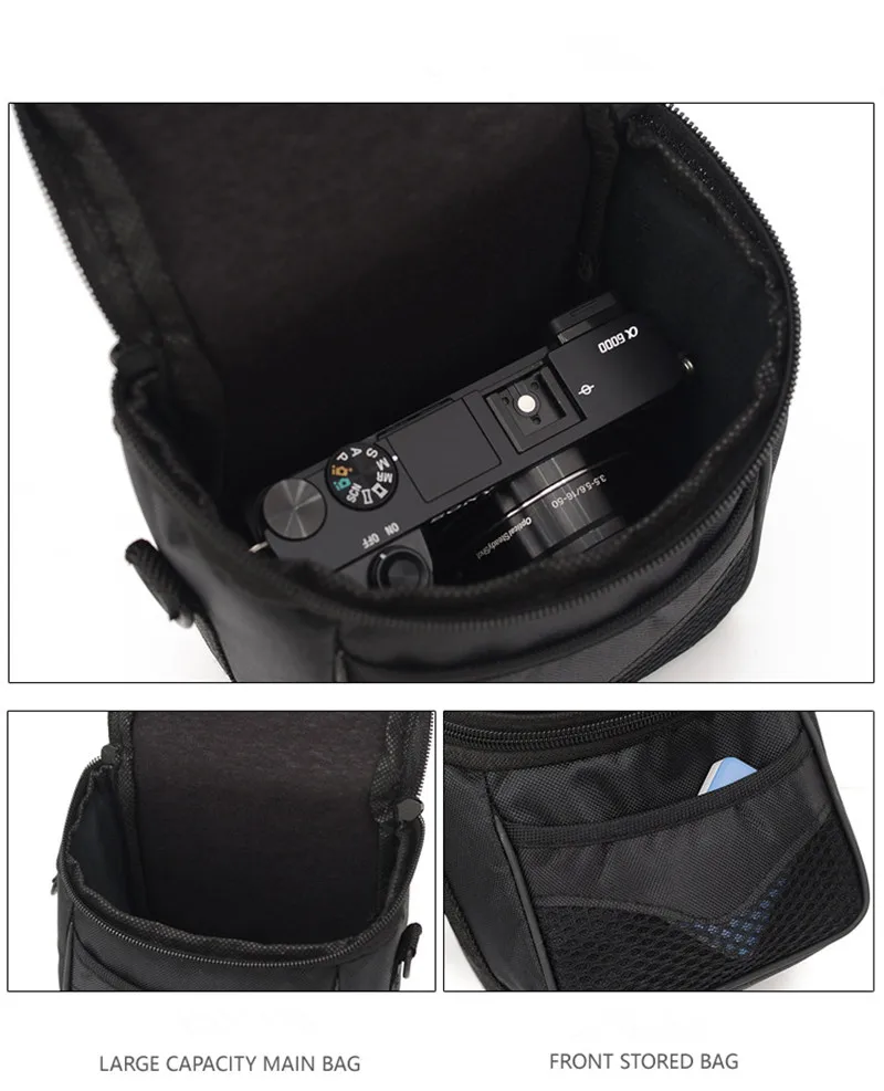 Camera Case Bag for Canon EOS M200 M100 M50 M10 M6 M5 Powershot G5 X SX540 SX530 SX520 SX510 SX500 HS SX430 SX420 SX410 SX400 IS