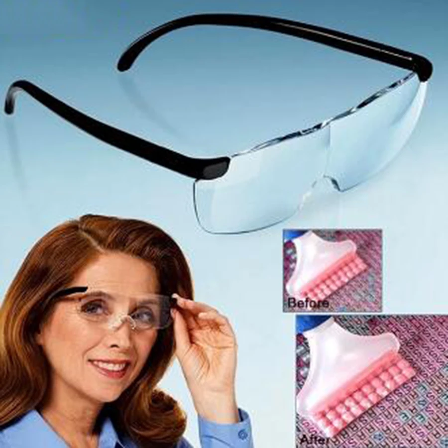 Diamond Painting Accessories Tools 160 Degree Magnifying Glasses Vision For Old Man Unisex Reading Glass Lightweight | Дом и сад