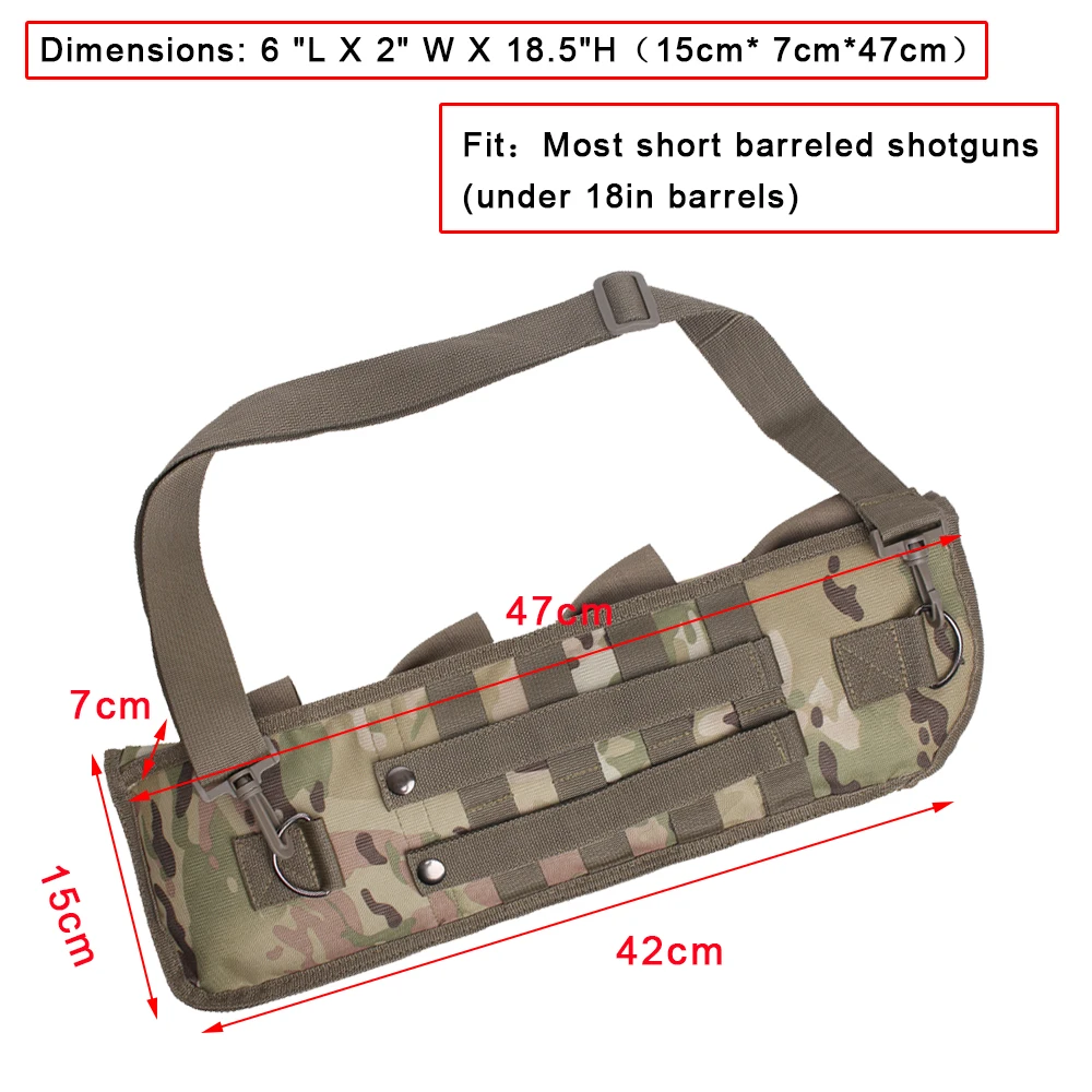 Охотничья сумка CP Molle для тактического пистолета с коротким цилиндром ружья