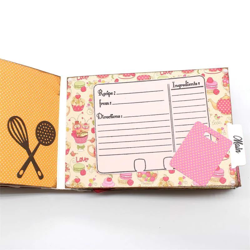 Ceny KSCRAFT Mini Album Keepsake Book Metal wykrojniki szablony dla DIY Scrapbooking ozdobny Album na zdjęcia wytłaczania kart papierowych