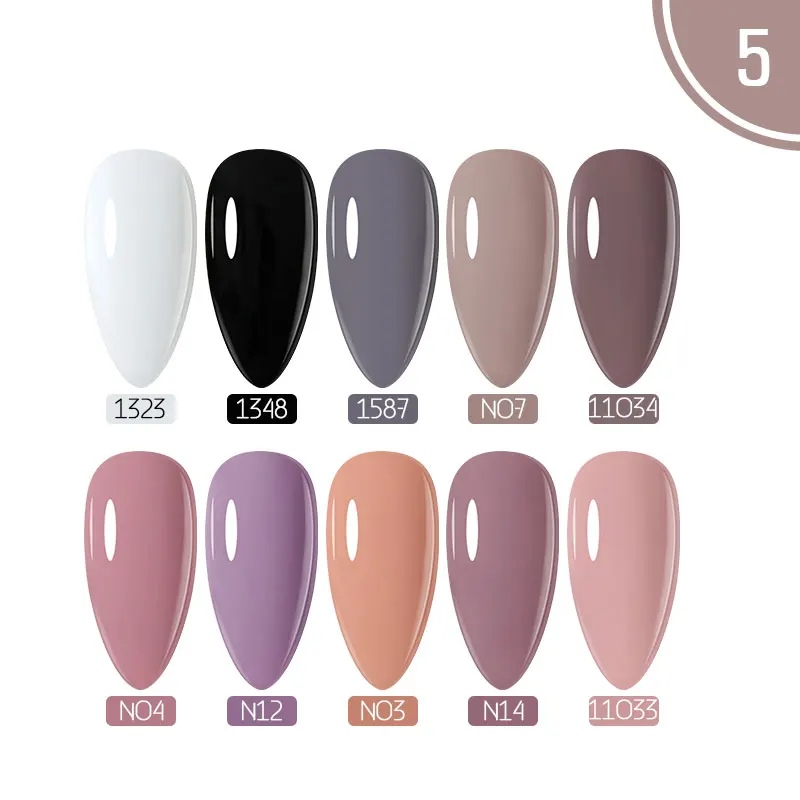 NAILCO 15ml 레인보우 컬러 UV 젤 매니큐어 세트 젤 네일 아트 전문가를위한 매니큐어 네일 용품을위한 모든 빠른 배송