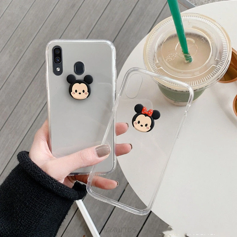 

ultra thin clear case on for samsung galaxy A50 A30 A70 A80 A90 A20 A10 A40 A60 A10S A20S A30S A50S soft cover 3d cartoon coque