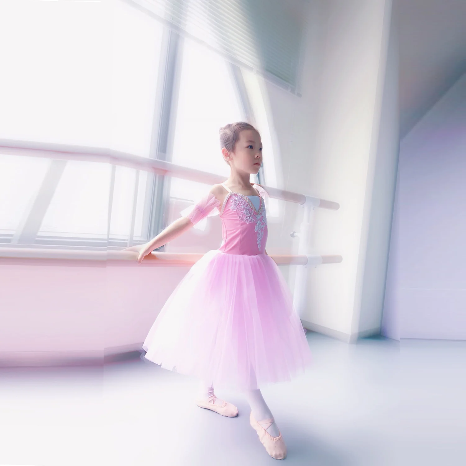 vestido de bailarina azul meninas dança