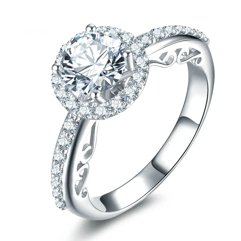 1,00+ 0.42ct роскошное кольцо с бриллиантами GIA для женщин ручной работы обручальное кольцо натуральный бриллиант GIA ювелирное изделие