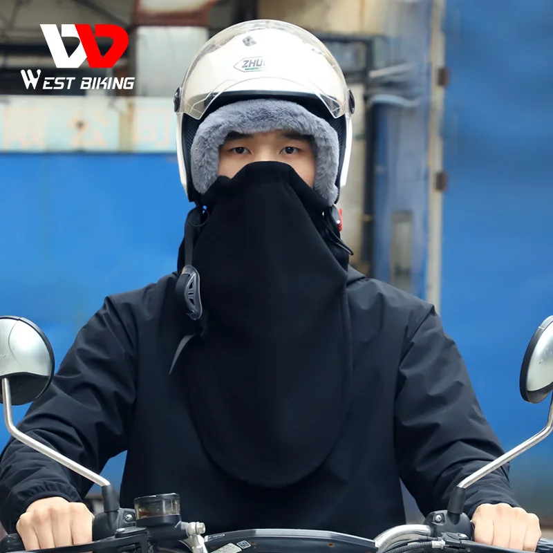 Зимняя Балаклава для лица с капюшоном, маска для верховой езды, шапка, ветрозащитная, для улицы, теплый мотоциклетный лыжный велосипедный маска для мужчин и женщин