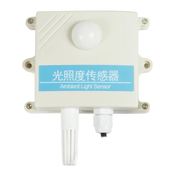 

Temperature and Humidity Light Three-in-one Sensor Modbus Light Intensity Transmitter RS485 Output 0-65535 / 200000