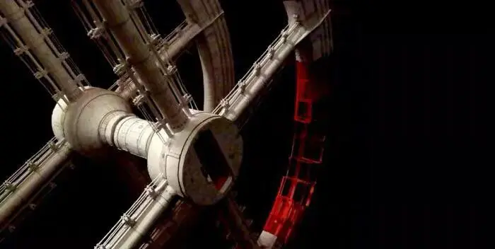 

2001 Space Odyssey Space Station V Paper Model Handmade DIY
