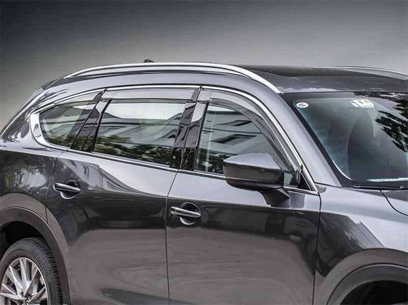 CEYUSOT для mazda CX-8, оконный козырек, 6 шт./партия, боковое стекло, водонепроницаемый декоративный щит, внешние аксессуары, mazda CX8