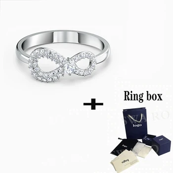 

SWA 2020 New High-quality Fashion INFINITY Exquisite Ring To Send Girlfriend Couple Ring Engagement Anniversary Birthday Gift