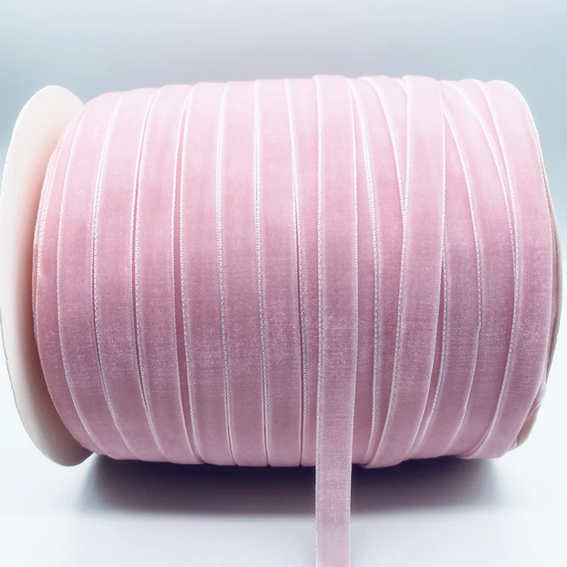 6/10/15/20/25/38MM Pink Velvet Ribbon Handmade Wedding Party Decoration ...
