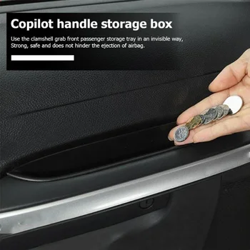 

ABS Seat Storage box Car Passenger 1pc Accessories Auto Organizer For Jeep Wrangler JK 2007-2017