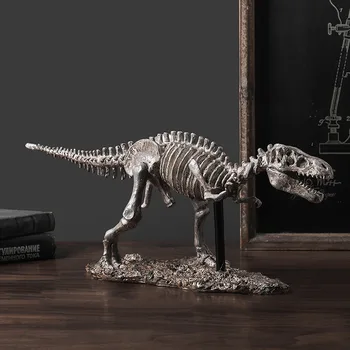 

Factory direct sales dinosaur fossil skeleton resin crafts hotel office ornaments simulation piece personalized