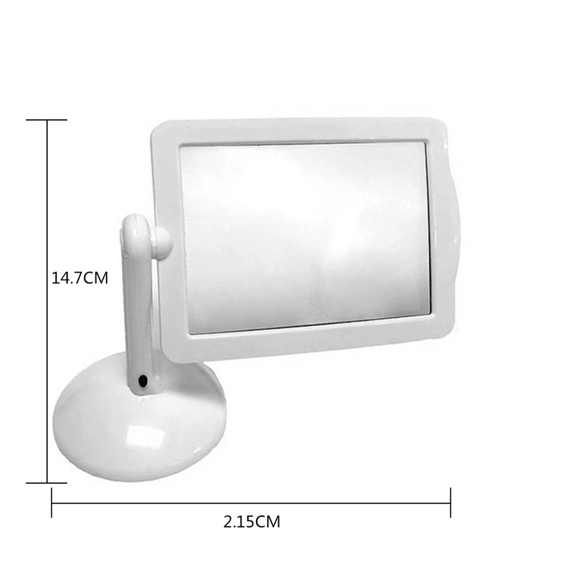 New Brighter LED Screen Magnifier Reading Viewer Hands-Free Magnifying Glass