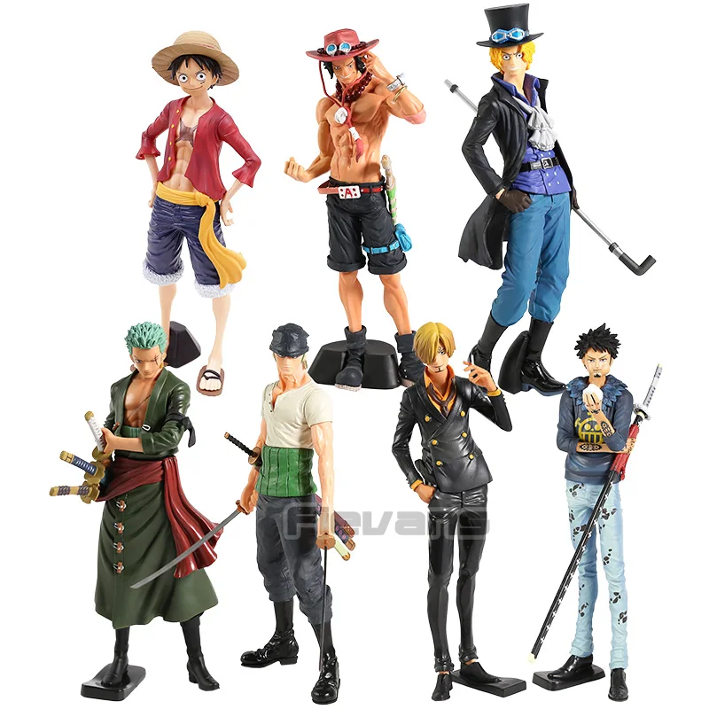 Одна штука Grandista The Grandline для мужчин Roronoa Zoro Monkey D Luffy Sanji Trafalgar Law Sabo ПВХ фигурка