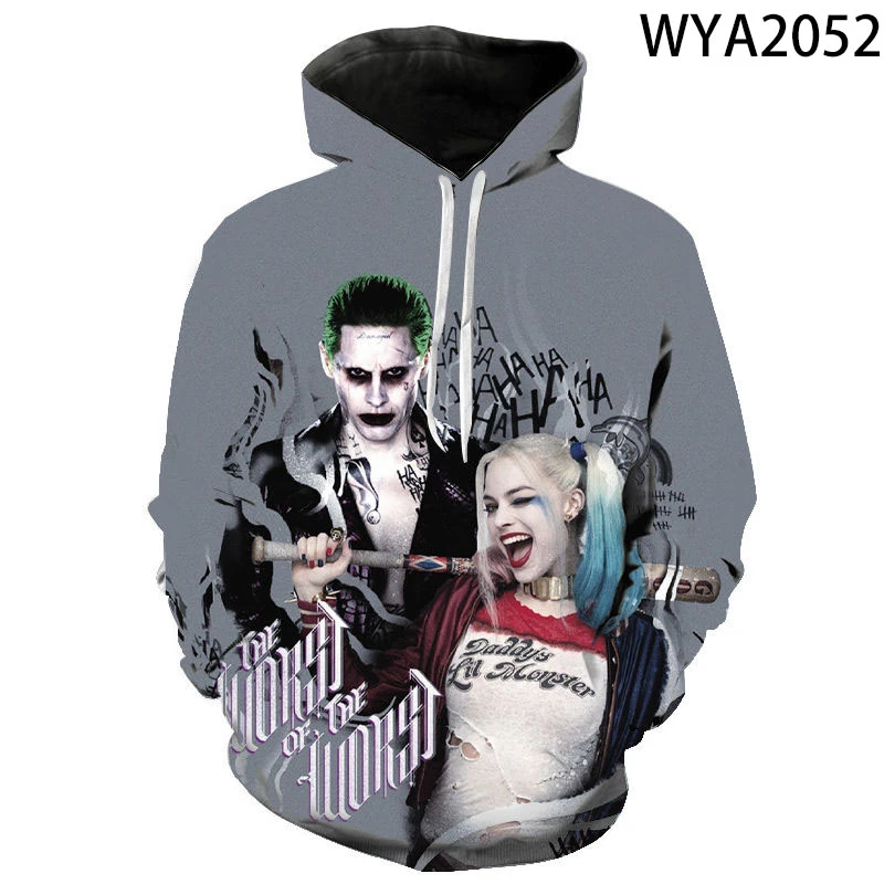 Sudadera con estampado 3D de Joker hombre y mujer, suéter informal de moda para niño y niña, chaqueta para niño y niña, novedad de 2021|Sudaderas con capucha y sudaderas| - AliExpress