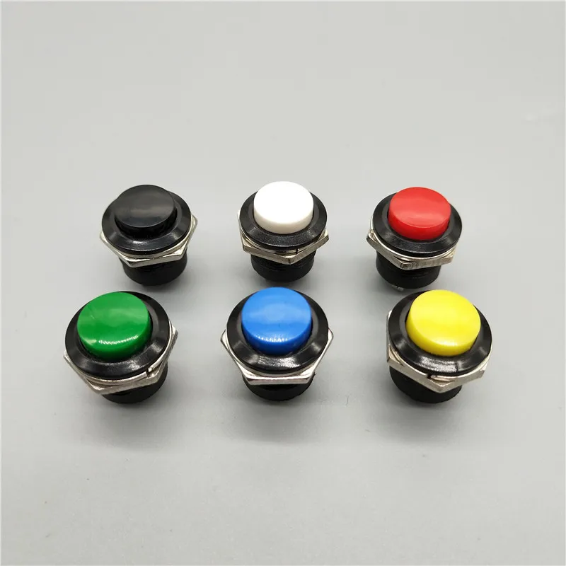 10pcsPushbuttonswitchbuttonjogswitchR1350716MMredgreenround