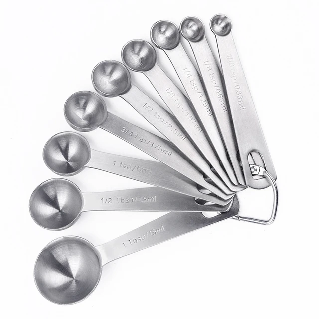 Stainless Steel Measuring Cups Spoons Made Usa  Best Measuring Cups Spoons  Set - Measuring Tools - Aliexpress