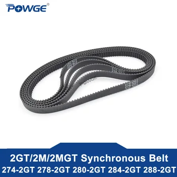 

10pcs/lot 280-2GT-6 GT2 timing belts 140 teeth Length 280mm width 6mm in closed-loop Neoprene Rubber Free Shipping