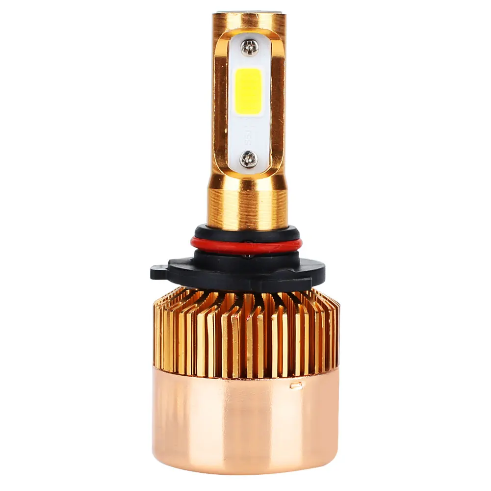 Vehemo S2 9005/HB3/H10 DC12V светодиодный противотуманный светильник, Автомобильный светодиодный головной светильник, лампы, золотой автоматический светильник, светодиодный головной светильник, аксессуары для автомобиля
