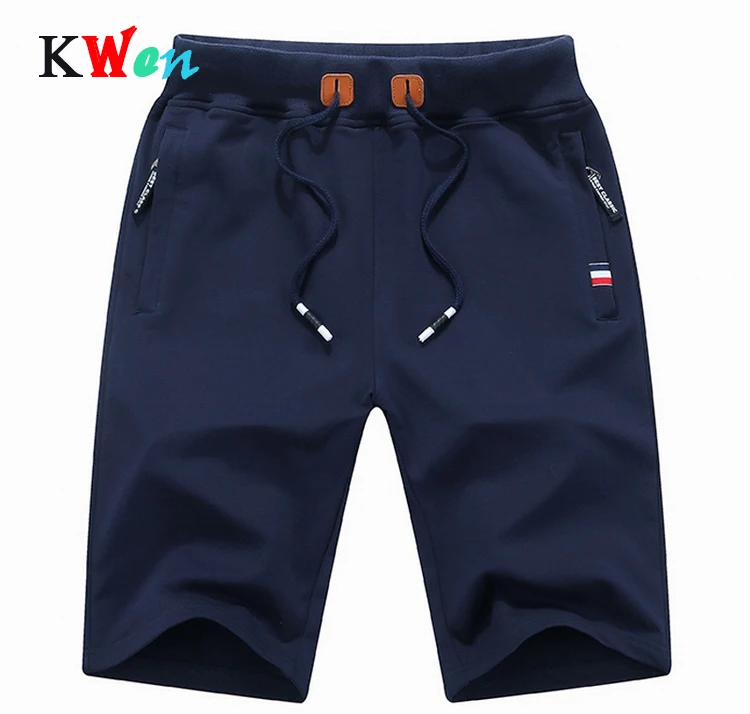 Однотонные мужские шорты 5XL летние мужские пляжные шорты хлопковые повседневные мужские шорты homme брендовая одежда KZ925