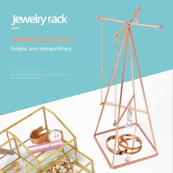 

Jewelry Holder Display Tree With Bottom Tray For Necklaces Bracelets Earrings And Accessory Jewelry Organizer Stand Decorative
