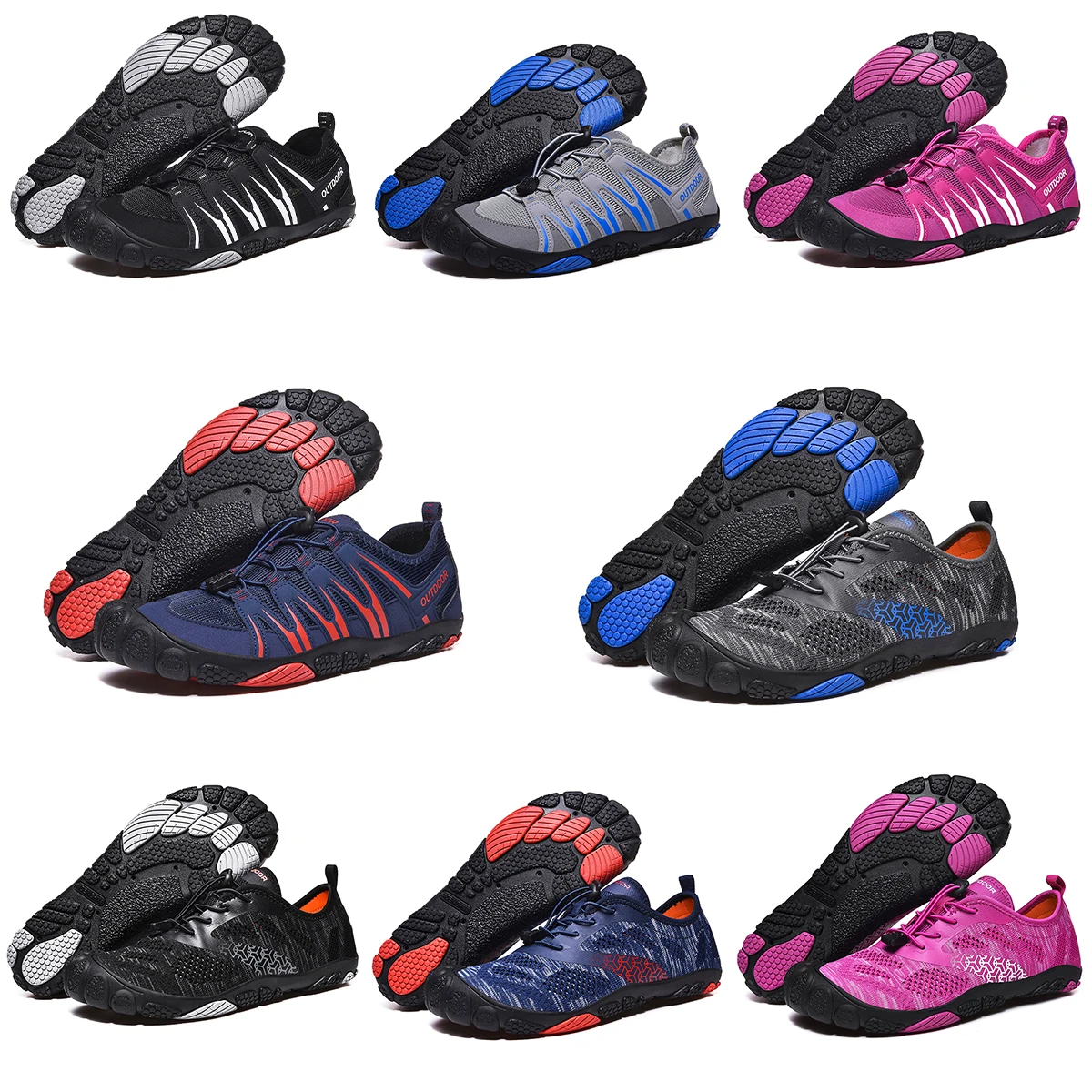 Water Shoes Men Sneakers Barefoot Outdoor Beach Sandals Upstream Aqua Shoes Quick-Dry River Sea Diving Swimming Big Size 36-46 upstream