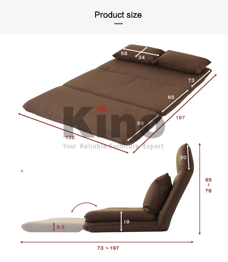 Многофункциональный складной пол кровать творческий японский стиль ленивый Досуг Диван шезлонг подходит для небольшой семьи